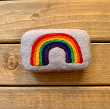 Load image into Gallery viewer, Rainbow Felted soap
