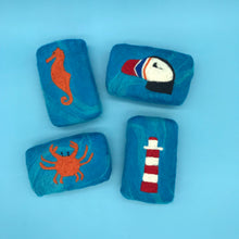 Load image into Gallery viewer, Sea Inspired Felted Soaps
