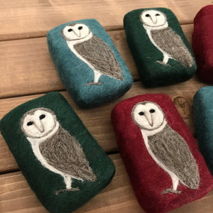 Owl Felted Soap