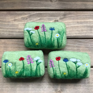 Wildflower Meadow Felted Soap
