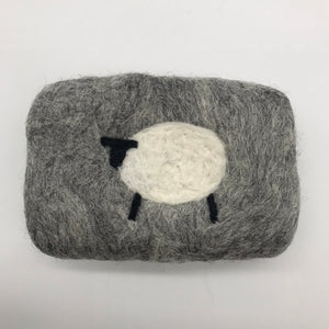 Sheep Felted Soap - natural colours