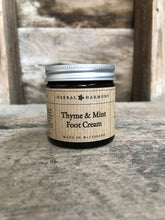 Load image into Gallery viewer, Thyme &amp; Mint Foot Cream
