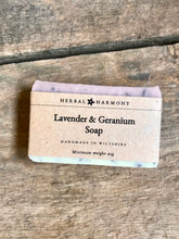 Load image into Gallery viewer, Lavender &amp; Geranium Soap
