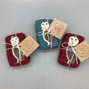 Owl Felted Soap