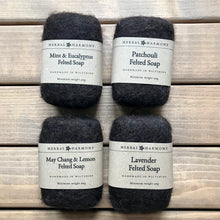 Load image into Gallery viewer, Plain Colour Felted Soap - Natural Wool
