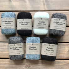 Load image into Gallery viewer, Plain Colour Felted Soap - Natural Wool
