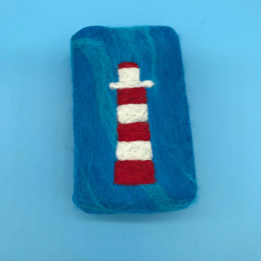 Sea Inspired Felted Soaps