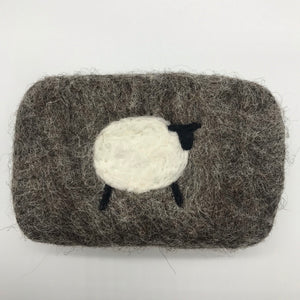 Sheep Felted Soap - natural colours