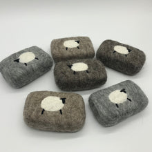 Load image into Gallery viewer, Sheep Felted Soap - natural colours
